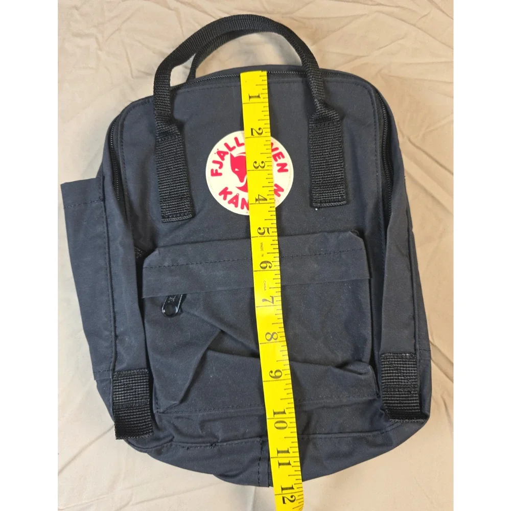 Fjallraven Kanken Mini Backpack Black Travel School EDC Festival Bag 23561
